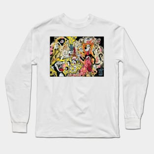 Cartoon Colitis Long Sleeve T-Shirt